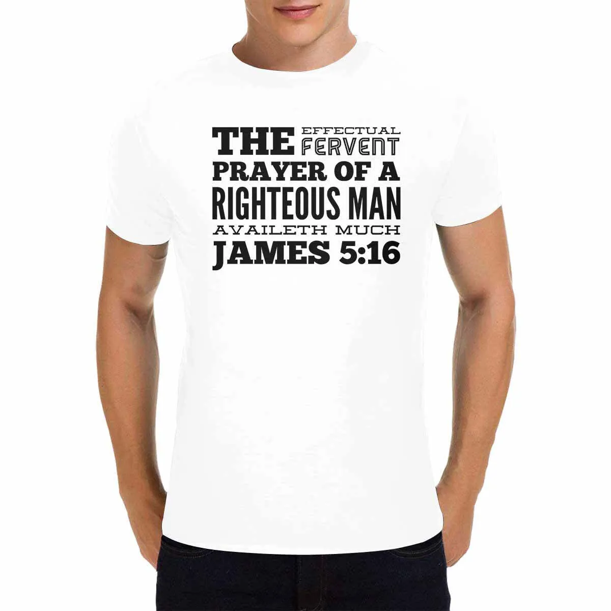 Uniquely You Mens T-Shirt / Inspiration / James 5:16 / Shirt Style (33)