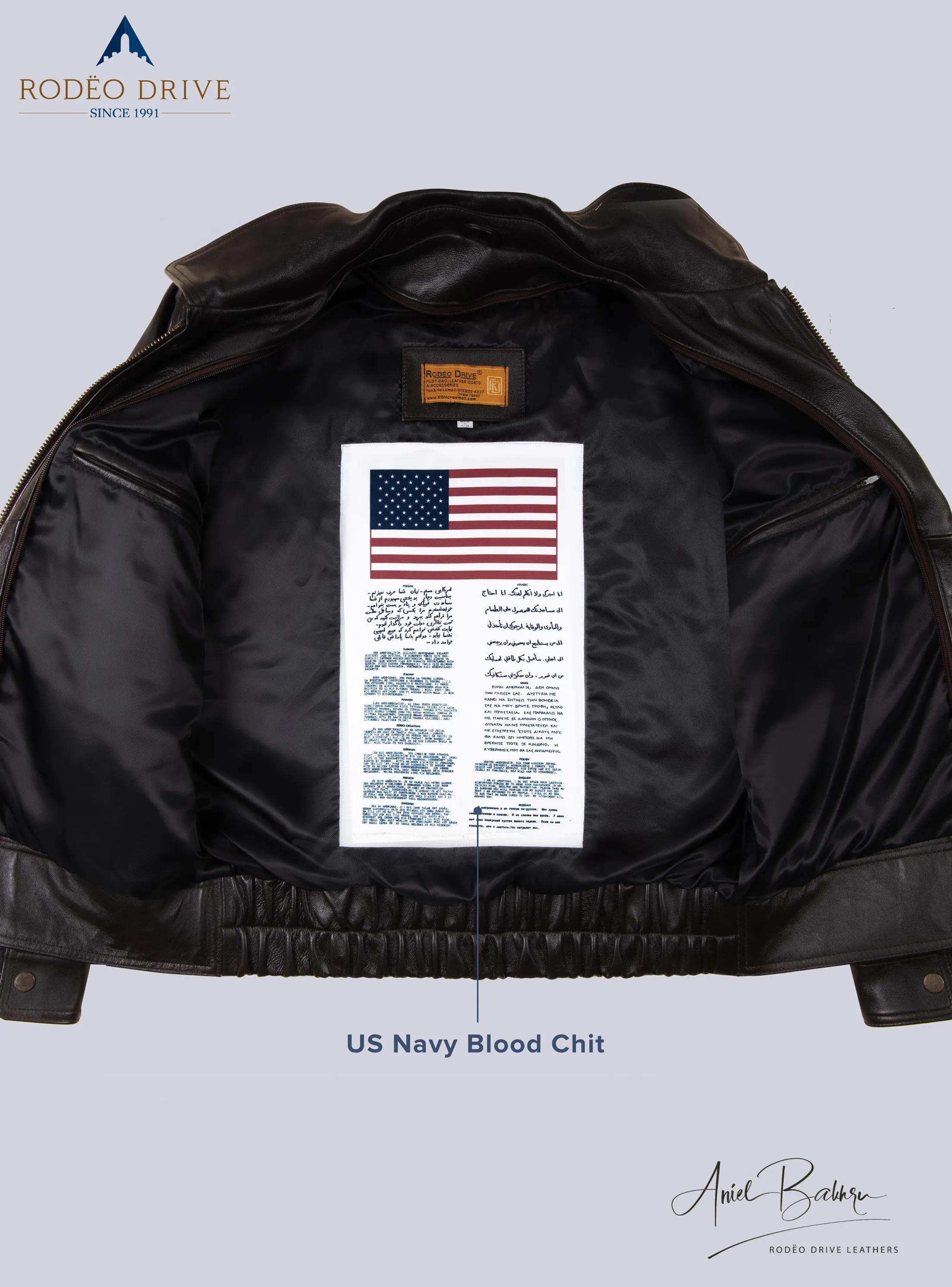 UPS BROWN UNIFORM LEATHER JACKETS MEN