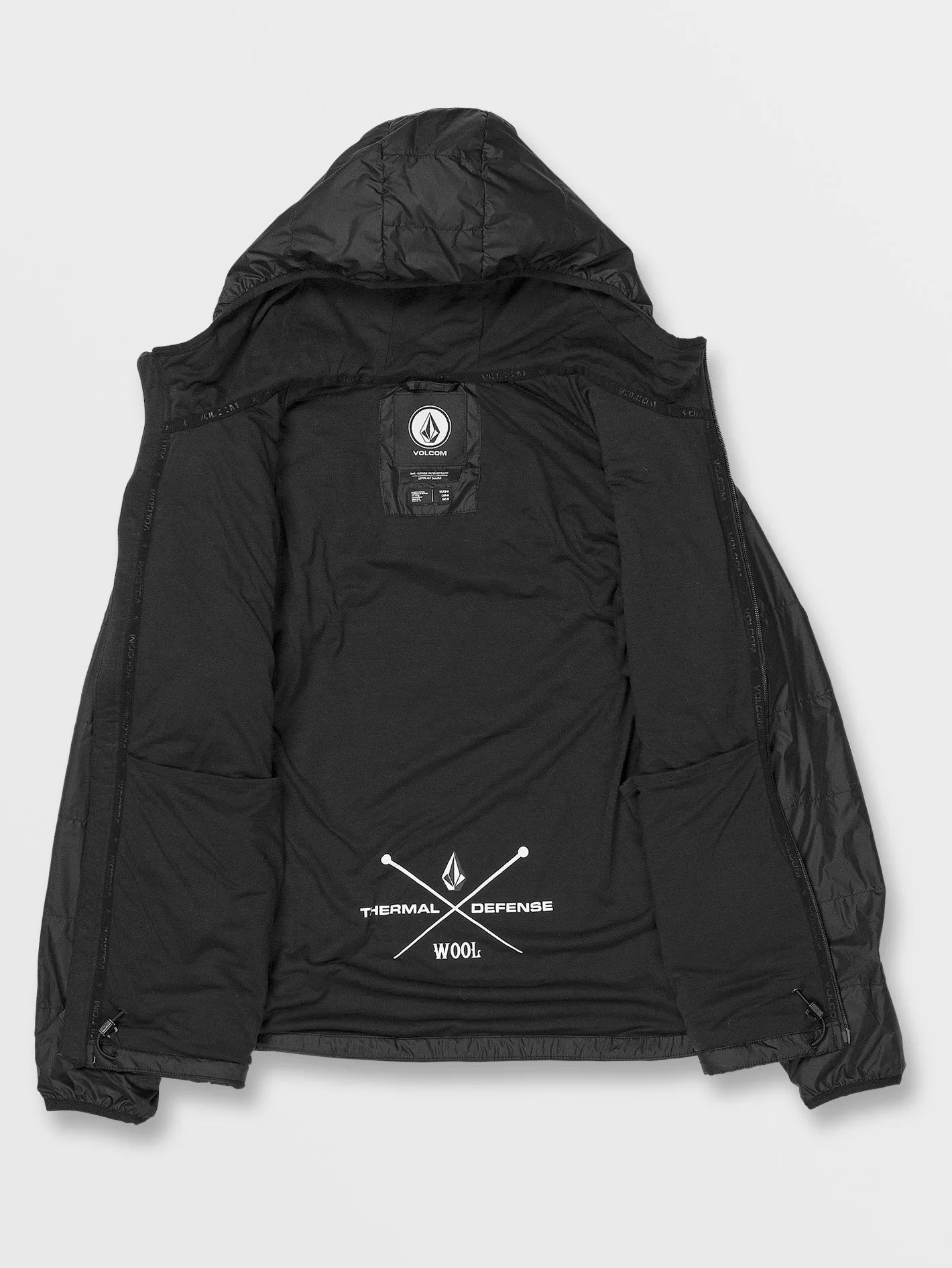 Utility Puff Jacket - Black