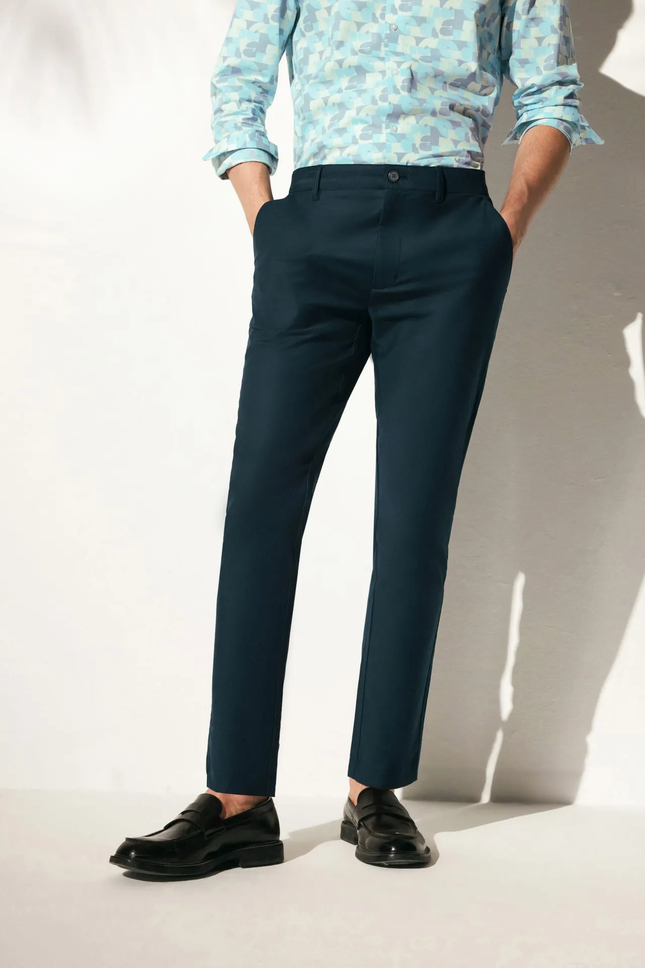 Versatile Soft Cotton Stretch Chinos