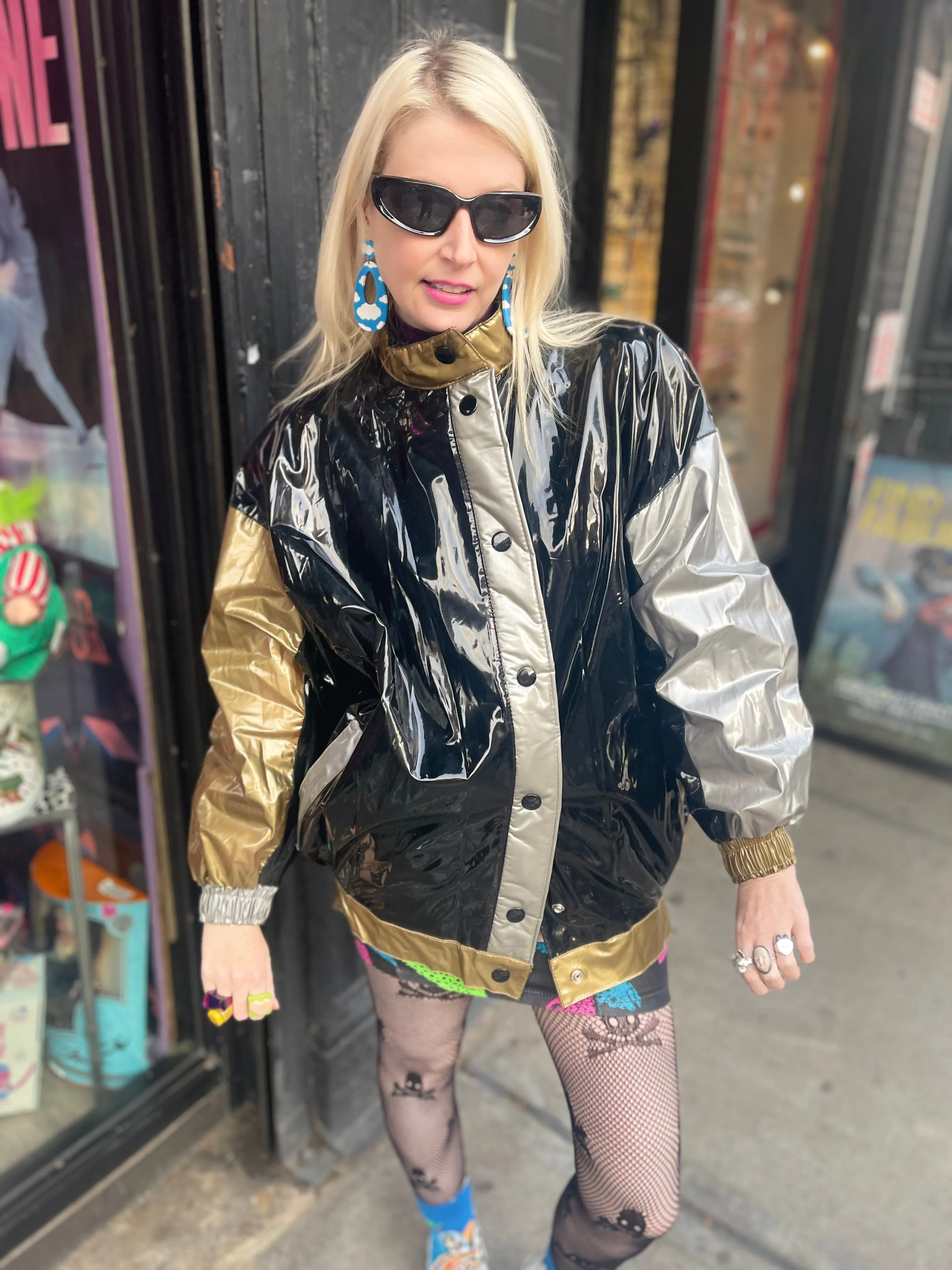 Vintage 80s Vinyl Raincoat