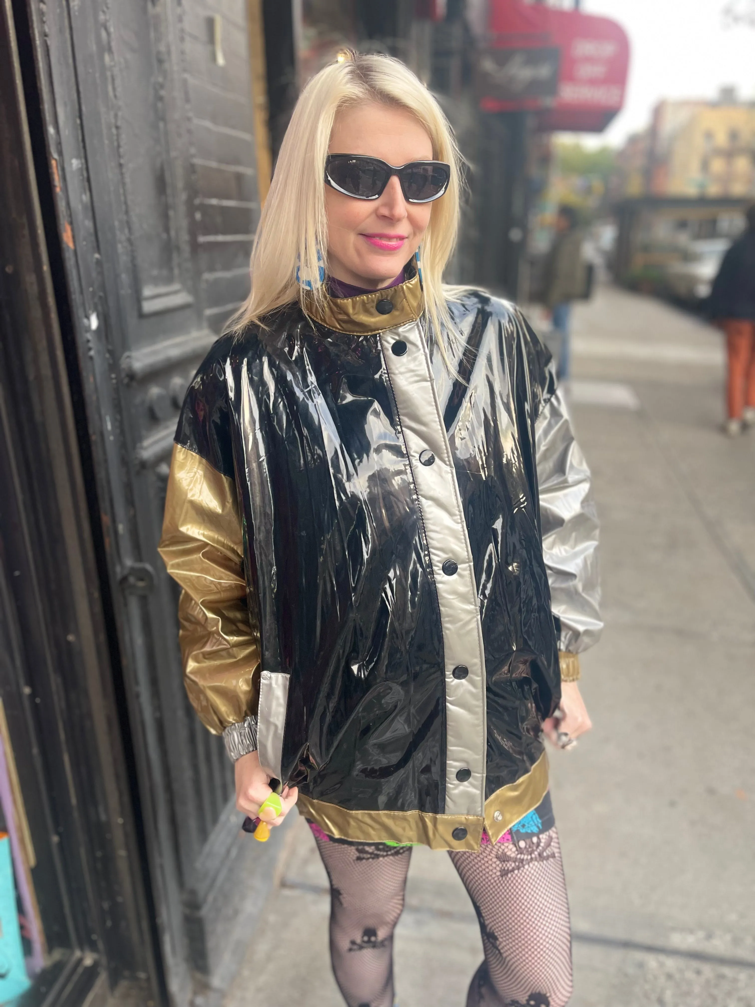 Vintage 80s Vinyl Raincoat