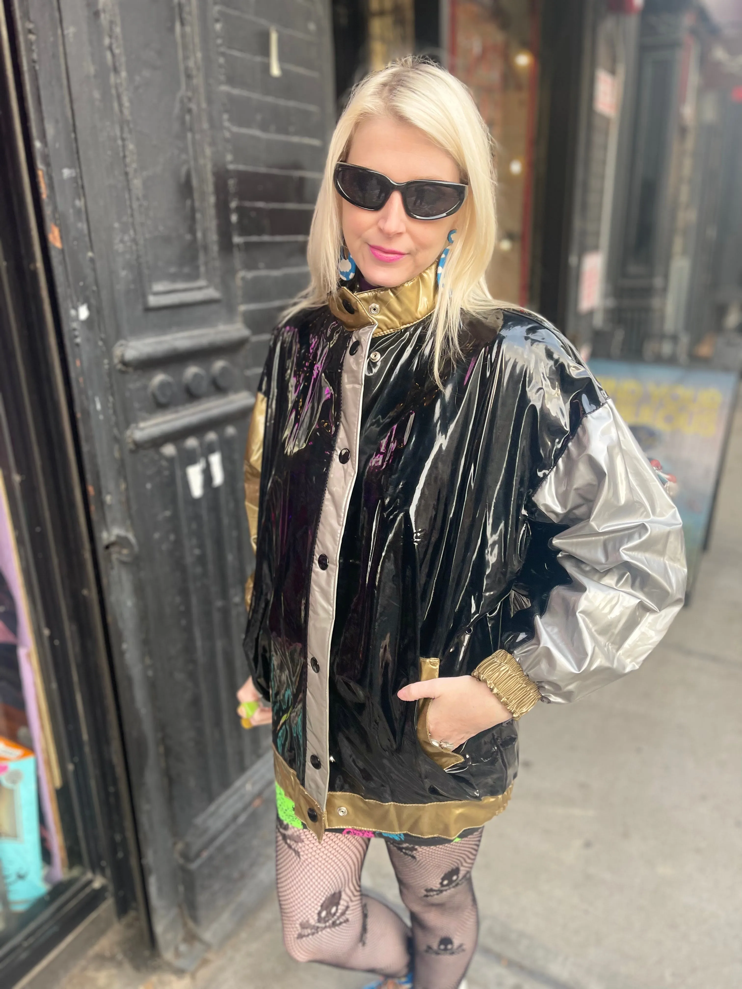 Vintage 80s Vinyl Raincoat