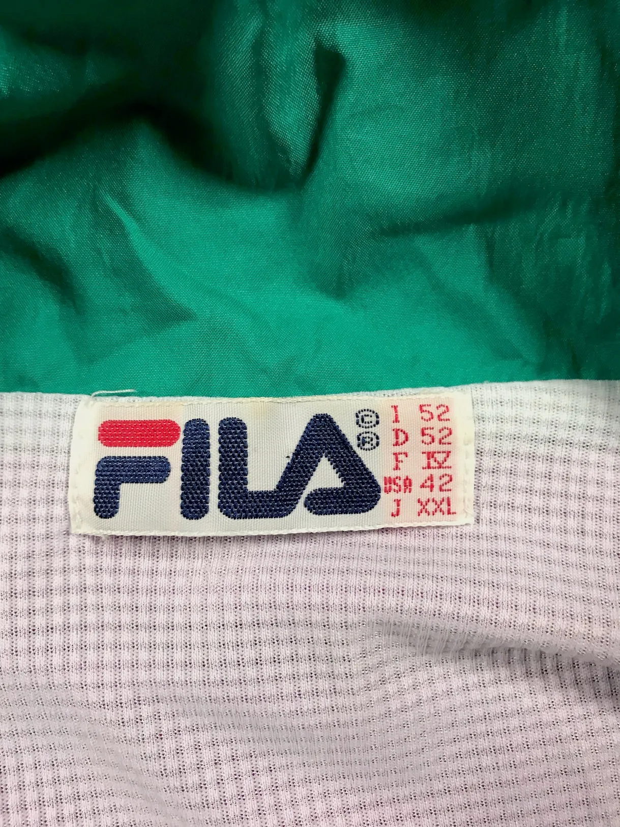 Vintage Fila Track Top  #C198  FREE AUS POSTAGE