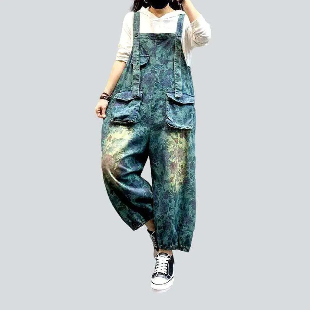 Vintage jean overall for women