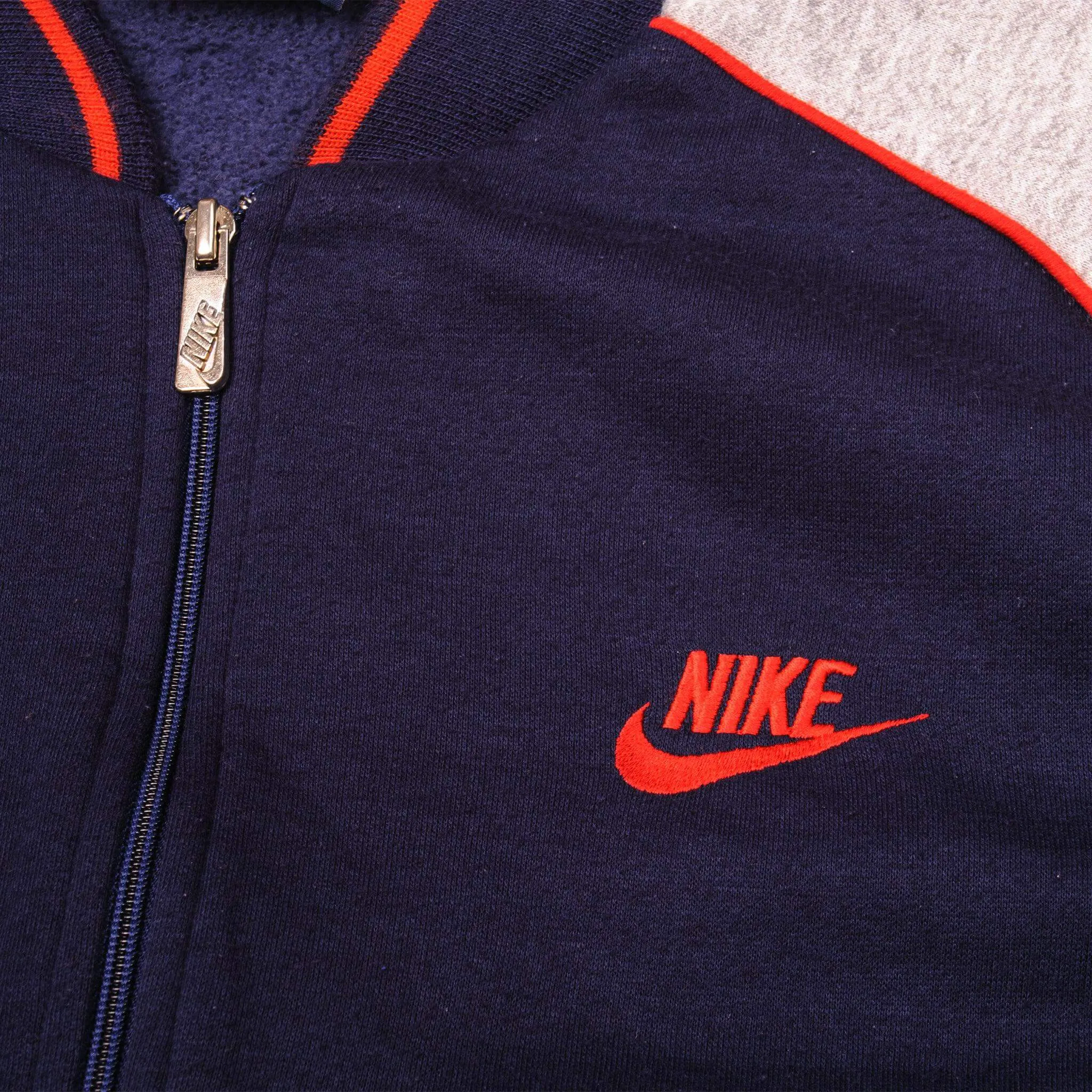 VINTAGE NIKE BLUE LABEL TRACK JACKET 1984-1987 SIZE MEDIUM