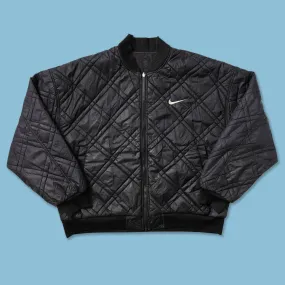 Vintage Nike Padded Bomber Jacket XLarge