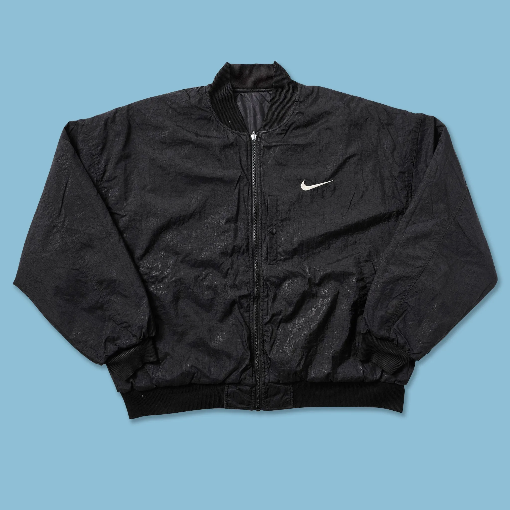 Vintage Nike Padded Bomber Jacket XLarge