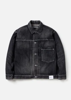 WASHED DENIM TYPE-1 JACKET