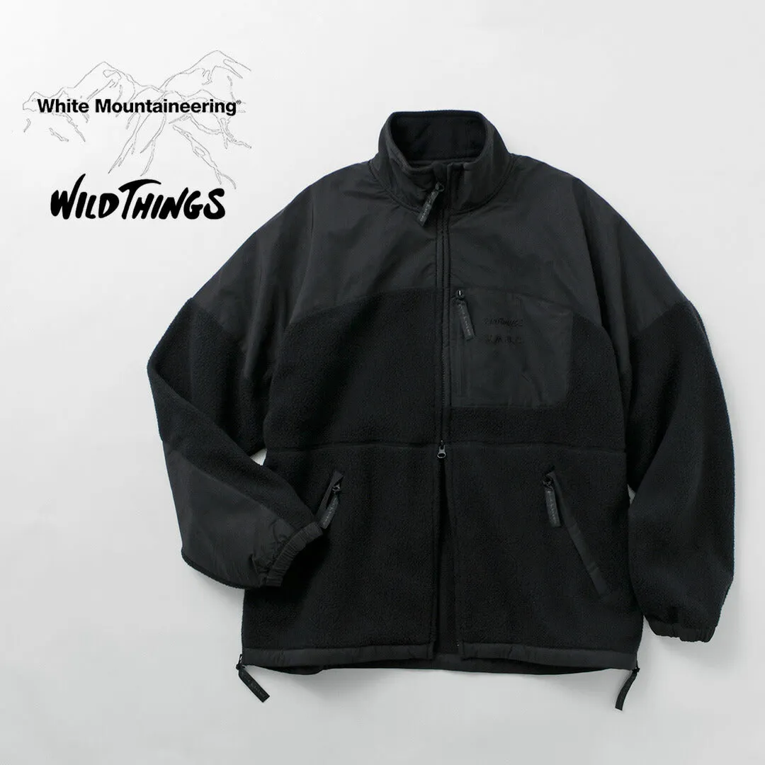 WHITE MOUNTAINEERING / WILD THINGS Collaboration Fleece Jacket