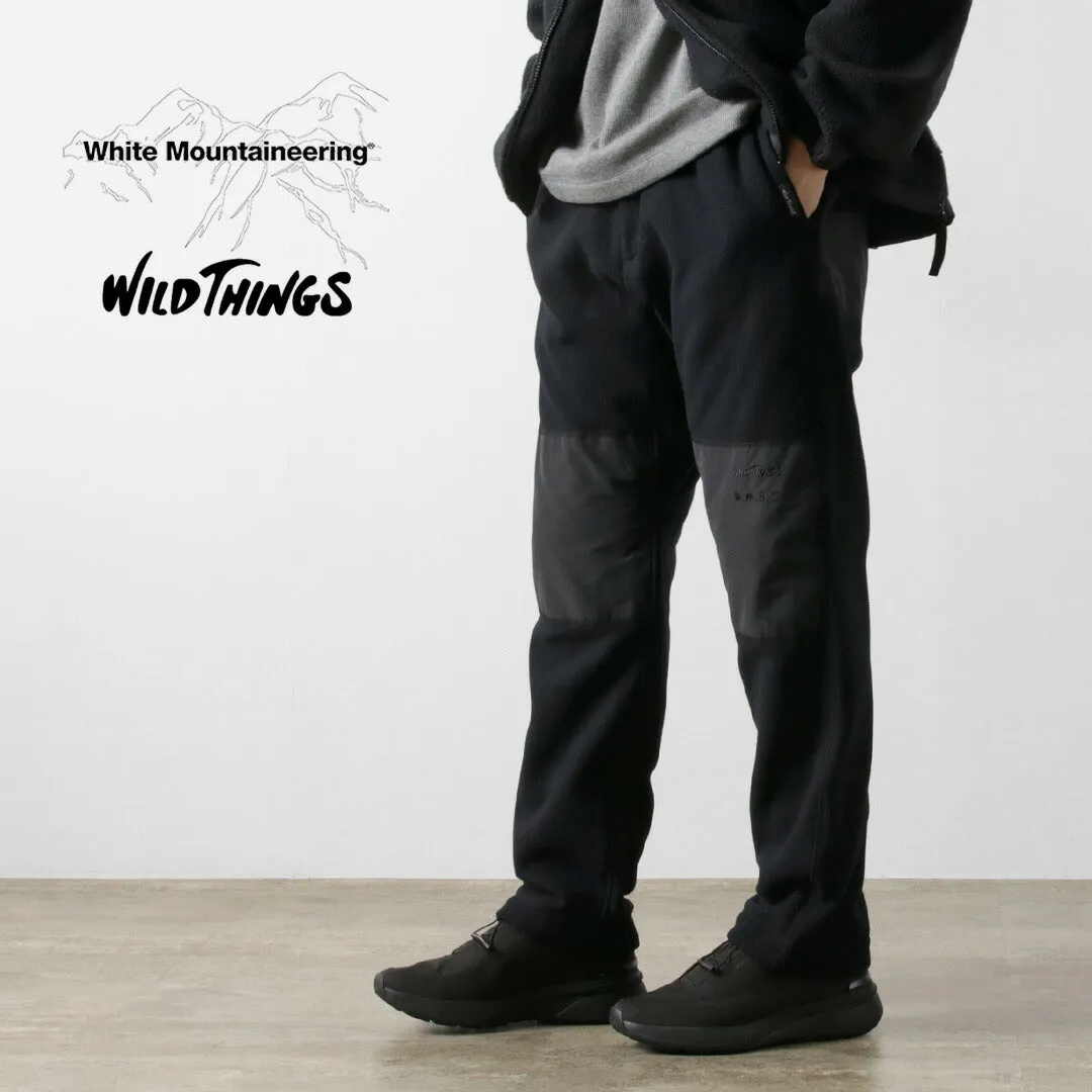 WHITE MOUNTAINEERING / WILD THINGS Collaboration Fleece Pants