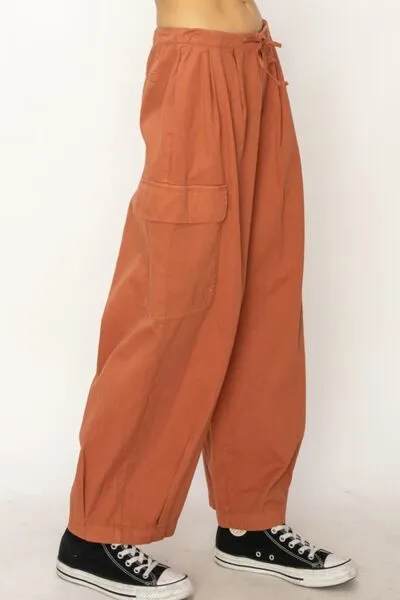 Women's HYFVE Drawstring Cargo Wide Leg Pants