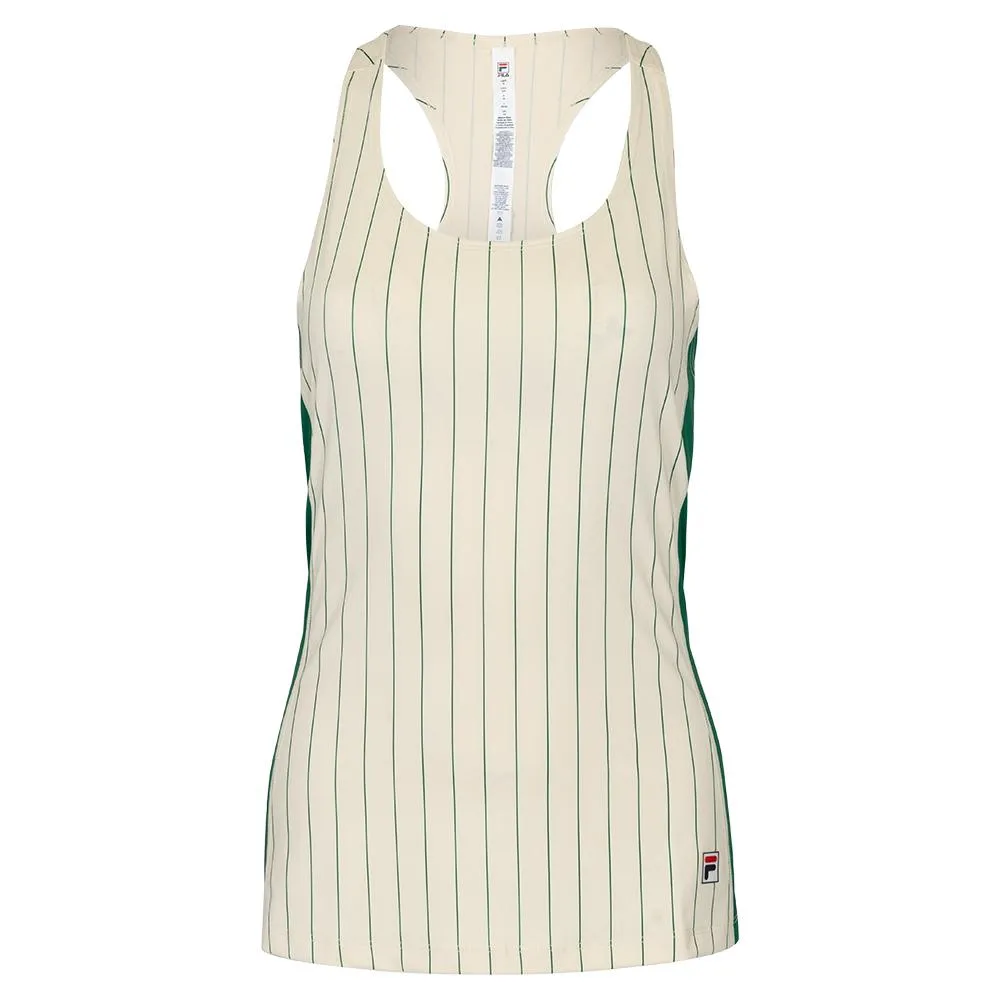 Womens Performance Iconic Racerback Tennis Tank Green Jacket and Angora