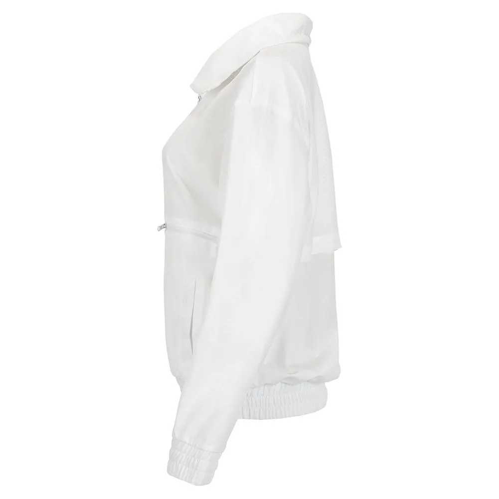 Women's Pure Pullover Tennis Jacket White