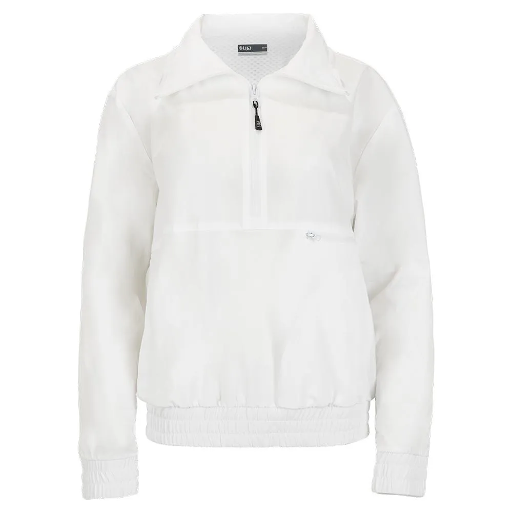 Women's Pure Pullover Tennis Jacket White