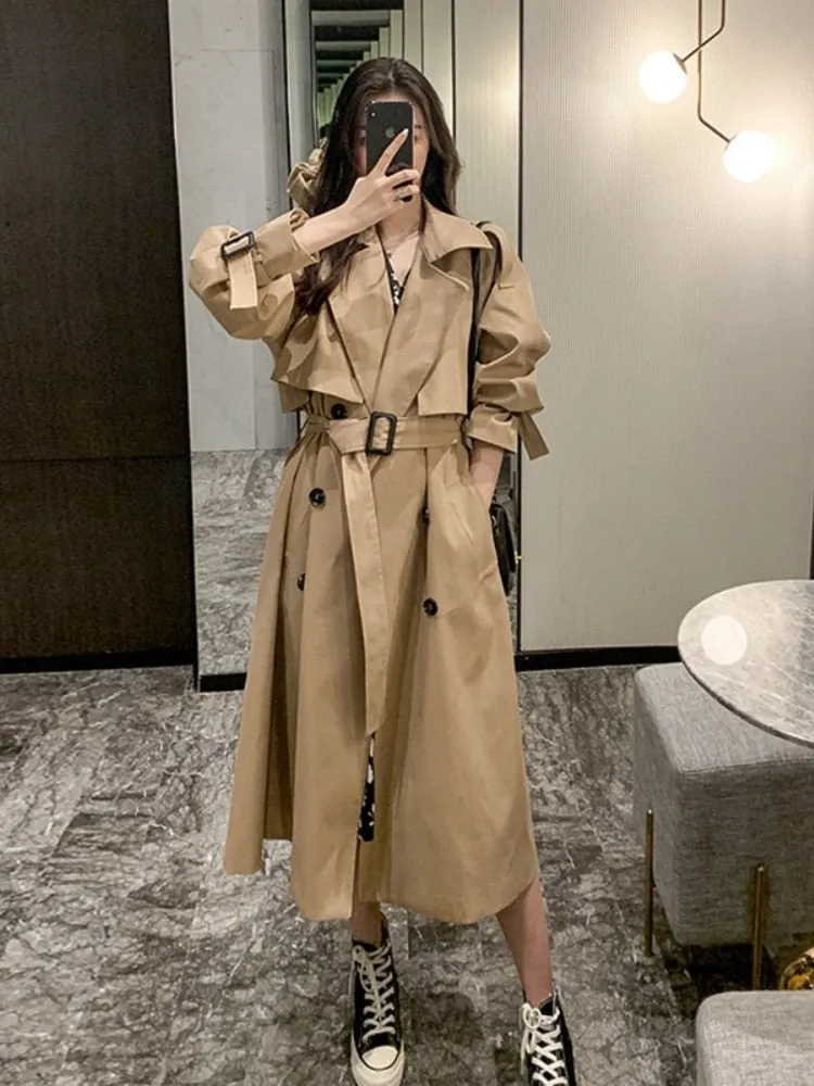 Women's raincoat, double-breasted