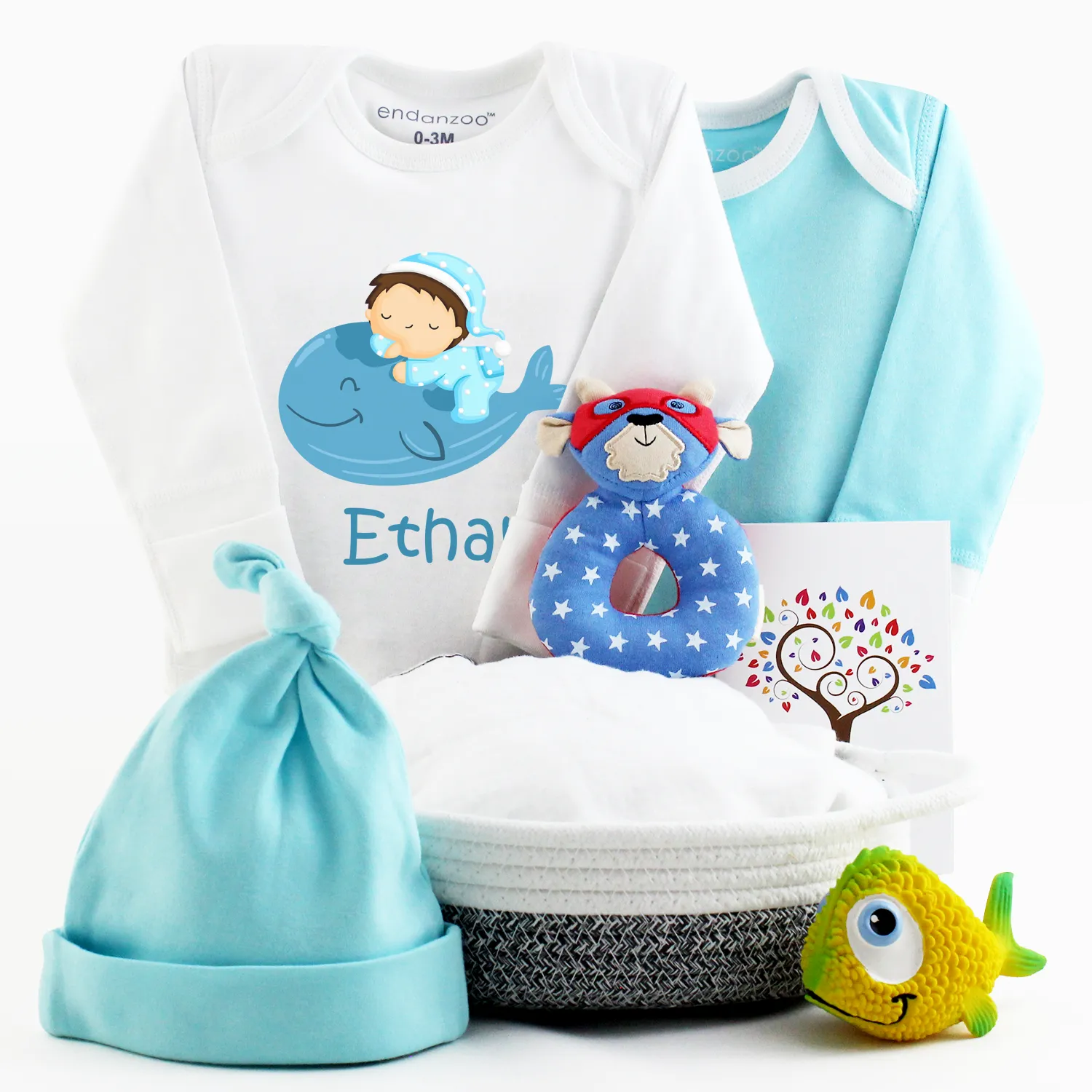 Zeronto Baby Boy Gift Basket - It's a Boy