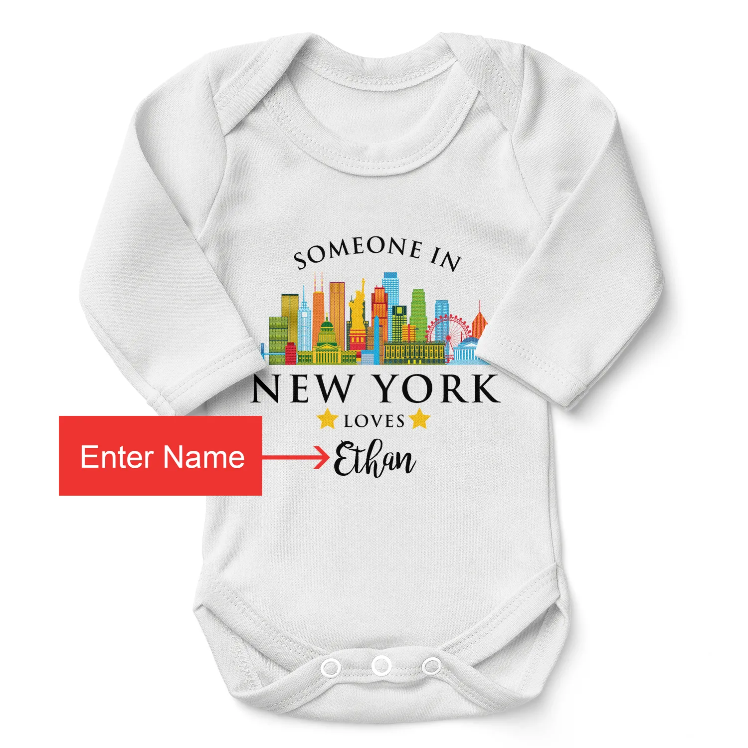 Zeronto Baby Boy Gift Basket - Someone in New York Loves Baby Boy