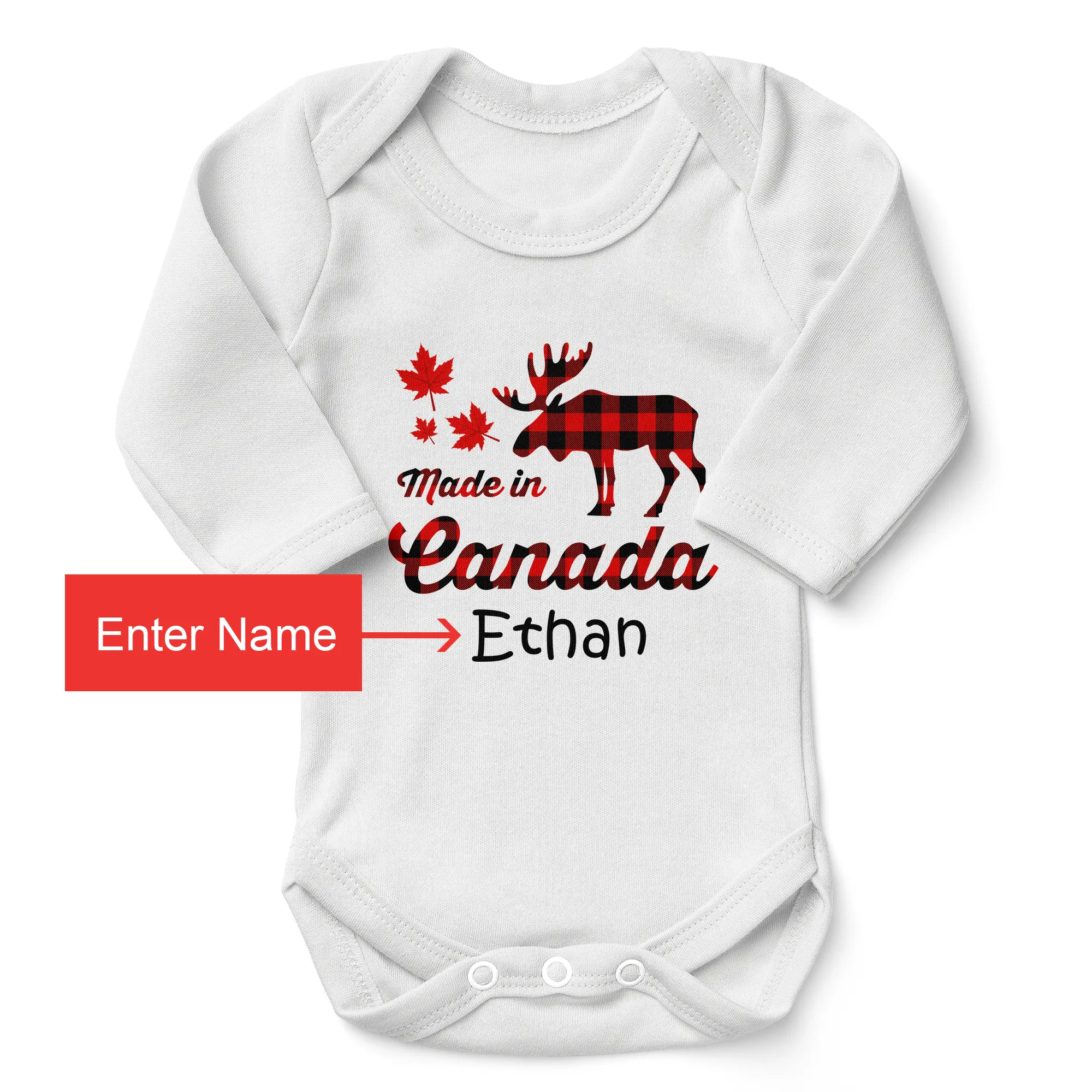 Zeronto Baby Gift Basket - Born In Canada