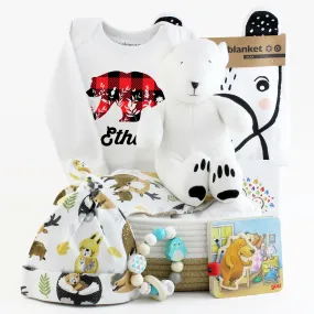 Zeronto Baby Gift Basket - Polar Bear & Friends