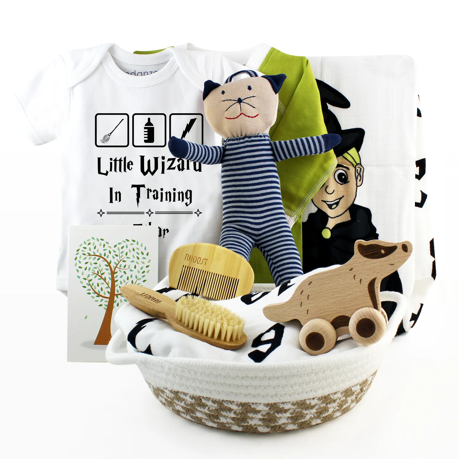 Zeronto Baby Gift Basket - The Magic of Wizard